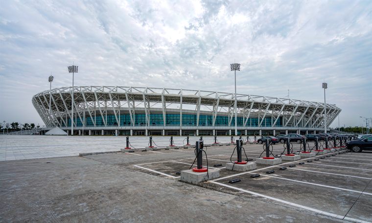 Stadium & exhibition centre — Urban, public & commercial sites