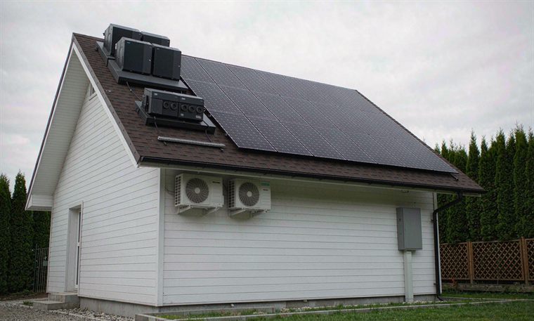 Home PV self-consumption — Home & community storage