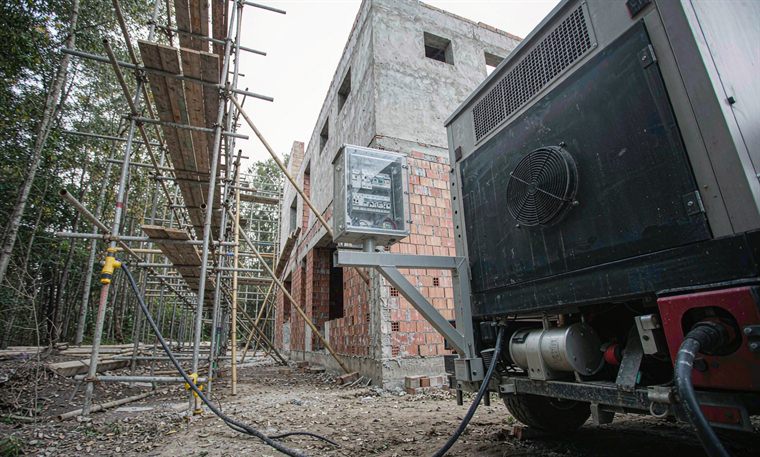 Construction site temporary power — Industrial parks & facilities